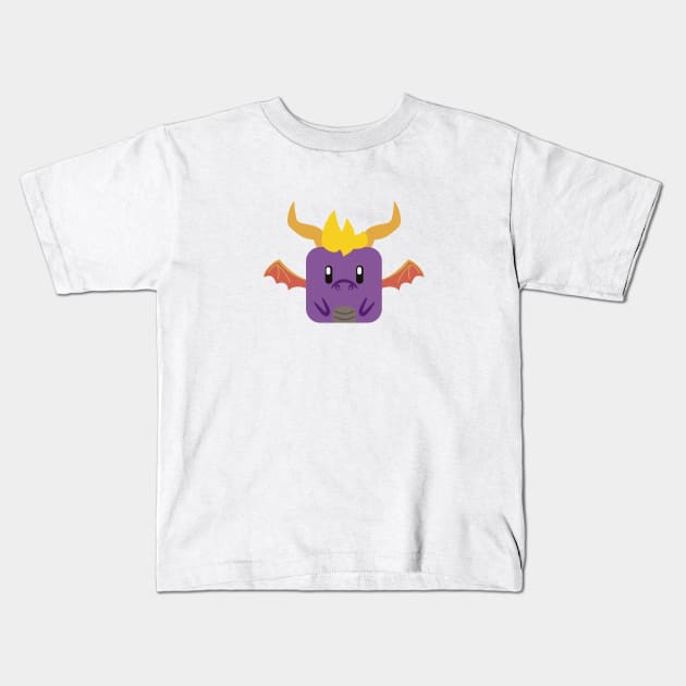 spyro cube Kids T-Shirt by anemocha